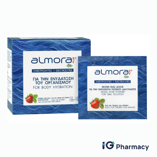 Your paragraph text (4) ALMORA PLUS SACHET STRAWBERRY - Image 1