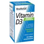 Health Aid Vitamin D3 2000 IU (120 Tablets)