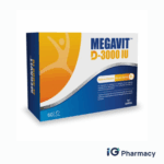 Megavit D-3000 IU (60 Capsules)