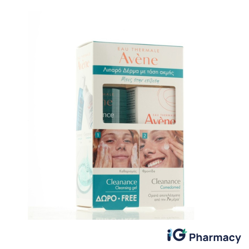 Untitled design - 2026-07-14T132720.676 Avène Cleanance Cleansing Gel 100ml + Cleanance Comedomed 30ml Set - Image 1