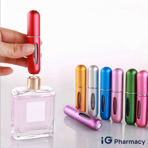 Untitled design - 2026-07-16T123214.453 Travel Size Perfume Atomizer Bottle – Red - Image 1