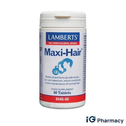 Untitled design - 2026-07-16T145542.682 Lambert's Maxi-Hair 60 Tablets - Image 1