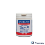 Lambert's Vitamin D3 2000IU 120 Capsules