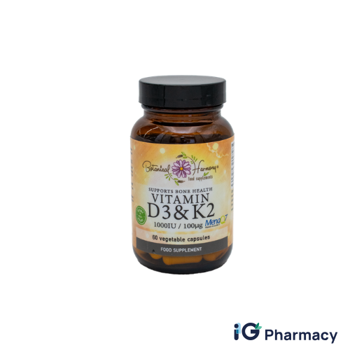 Untitled design (79) Botanical Harmony® Vitamin D3 & K2 Capsules (1000 IU / 100 mcg) – 60 Vegicaps - Image 1