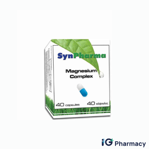 Your paragraph text - 2026-07-20T115533.107 Synpharma Magnesium – 40 Capsules - Image 1