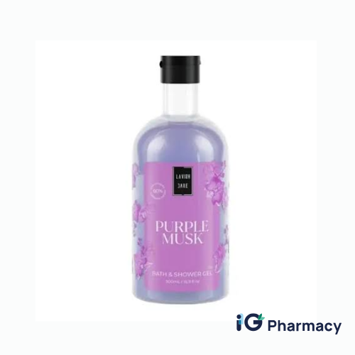 Your paragraph text (39) Lavish Care Purple Musk Bath & Shower Gel - Image 1