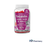 Vitaldin Hair, Skin & Nails Gummies with Biotin and Zinc