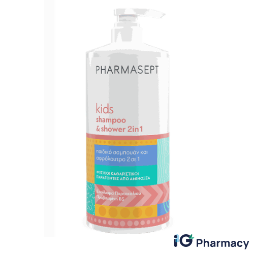 Untitled design - 2026-08-13T184943.701 Pharmasept Kids Shampoo & Shower 2in1 – 500ml - Image 1
