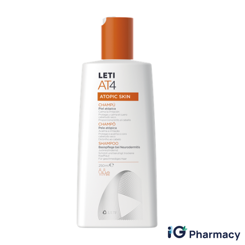 Untitled design - 2026-08-13T190027.604 LETI AT4 Emollient + Protecting Shampoo – 250ml - Image 1