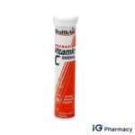HealthAid Vitamin C 1000mg Effervescent – 20 Tablets