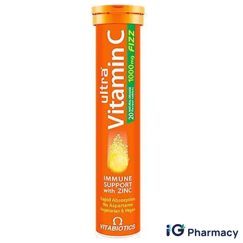 Untitled design - 2026-08-14T130426.911 Vitabiotics Ultra Vitamin C – 60 Tablets - Image 1