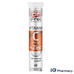 Dr. Frei Vitamin C 1000mg + Zinc – 20 Effervescent Tablets