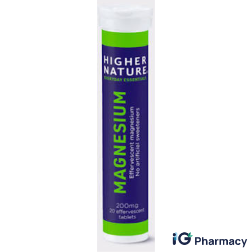Untitled design - 2026-08-14T131259.777 Higher Nature Magnesium Effervescent – 20 Tablets - Image 1