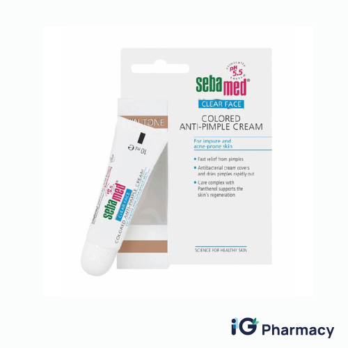 Your paragraph text - 2026-08-11T171902.782 Sebamed Clear Face Anti-Pimple Cream – Tinted - Image 1