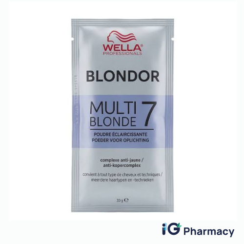 Your paragraph text - 2026-08-12T135356.472 Wella Professionals Blondor Multi Blonde 7 Lightening Powder – 30g - Image 1